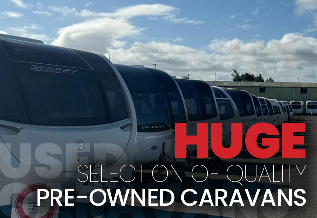Huge selection of quality pre-owned Caravans